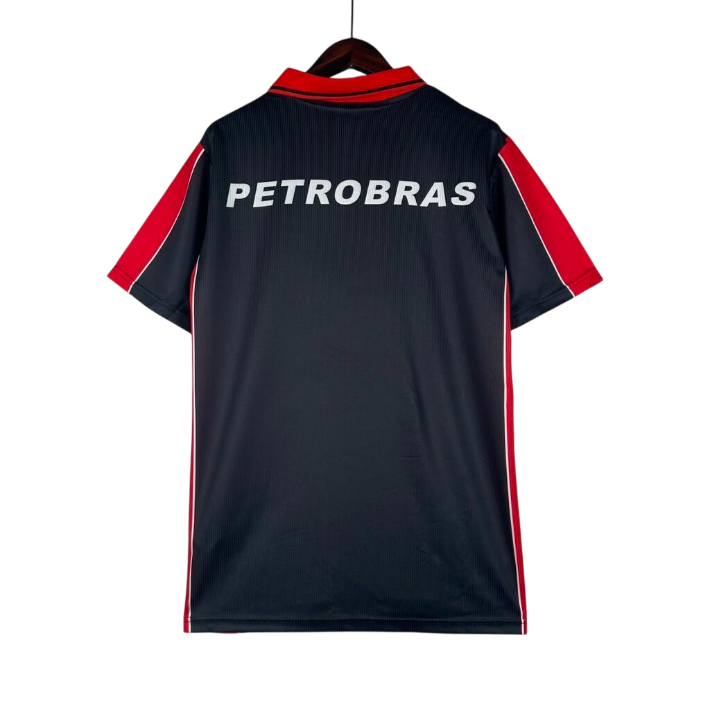 Camisa Retrô Flamengo III 1999/00 Masculino - Preto