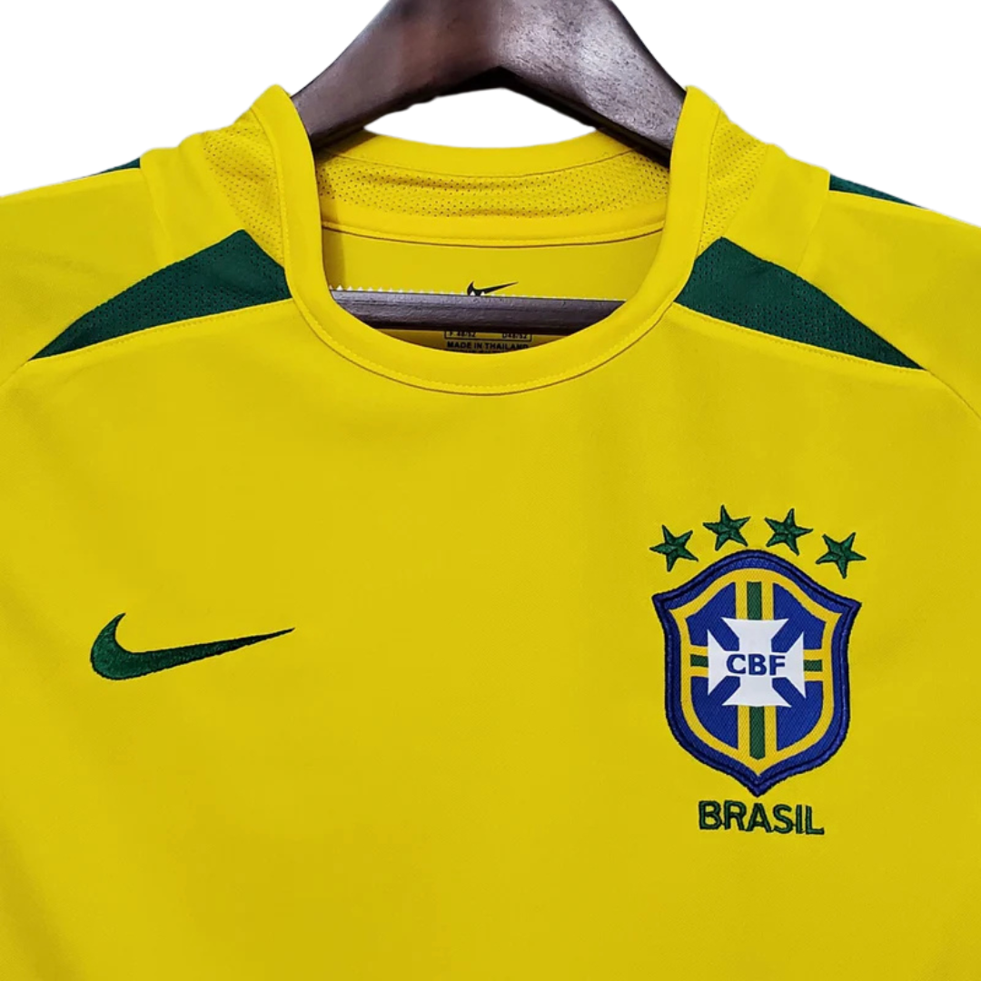 Camisa Retrô Seleção Brasil 2002/02 I
