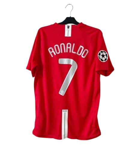 Camisa Retrô Manchester United I I 2007/08 Masculino Vermelho