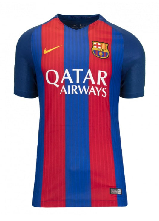 Camisa Barcelona 16/17 Retro I Nike Torcedor - Azul e Grená