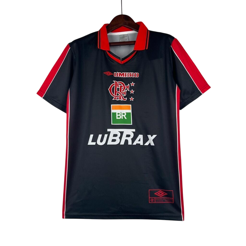 Camisa Retrô Flamengo III 1999/00 Masculino - Preto