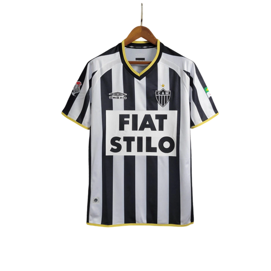 Camisa Atlético Mineiro I Retrô 2003 Preta e Branca - Umbro