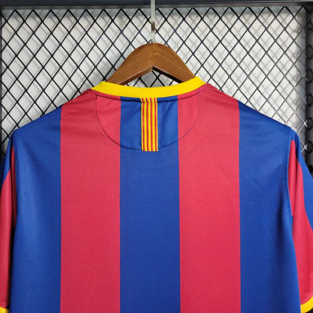 Camisa Barcelona Retrô I I 2010/11 Torcedor Nike Masculino Vermelho e Azul