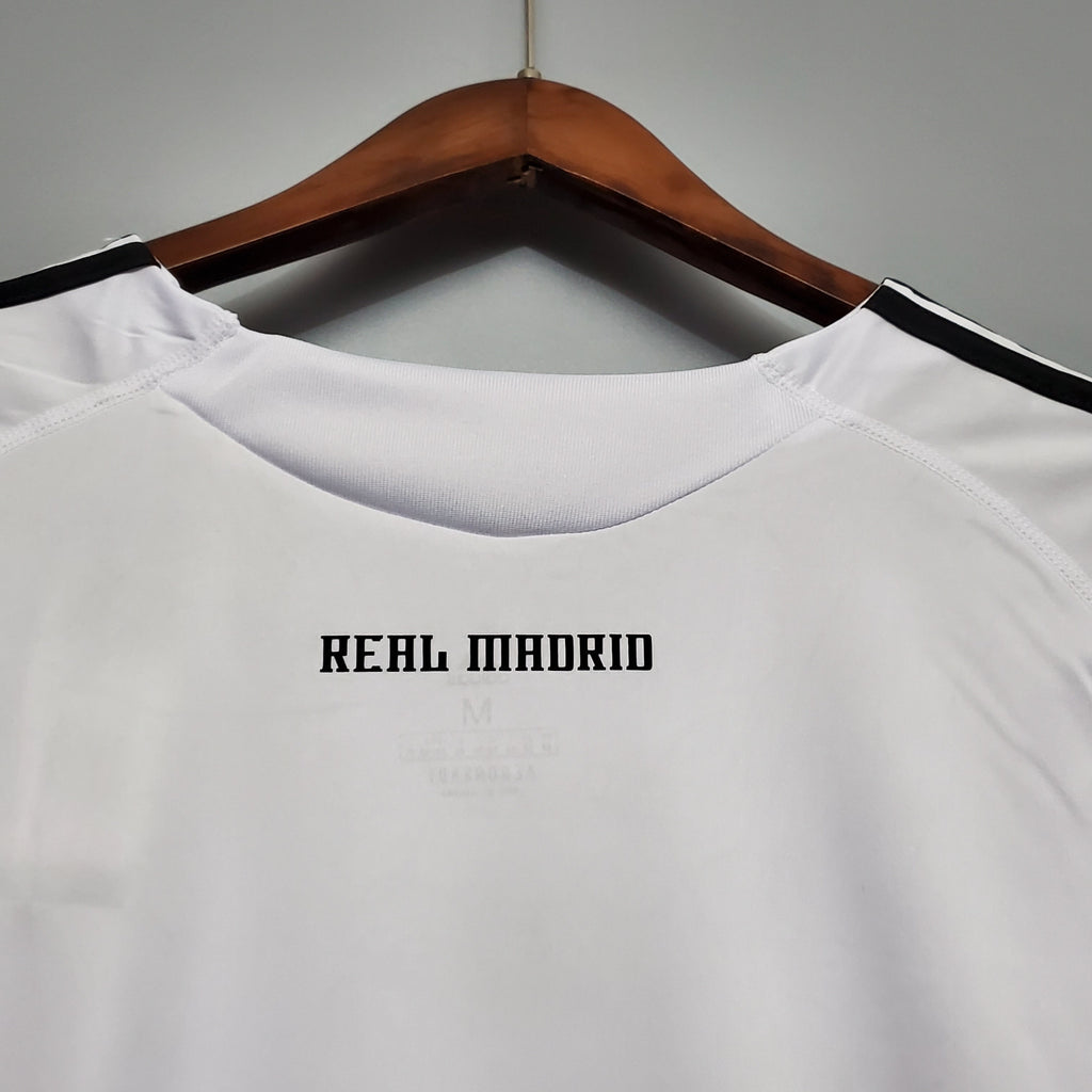 Camisa Retrô Real Madrid I I Adidas 2009/10 Masculino Branco