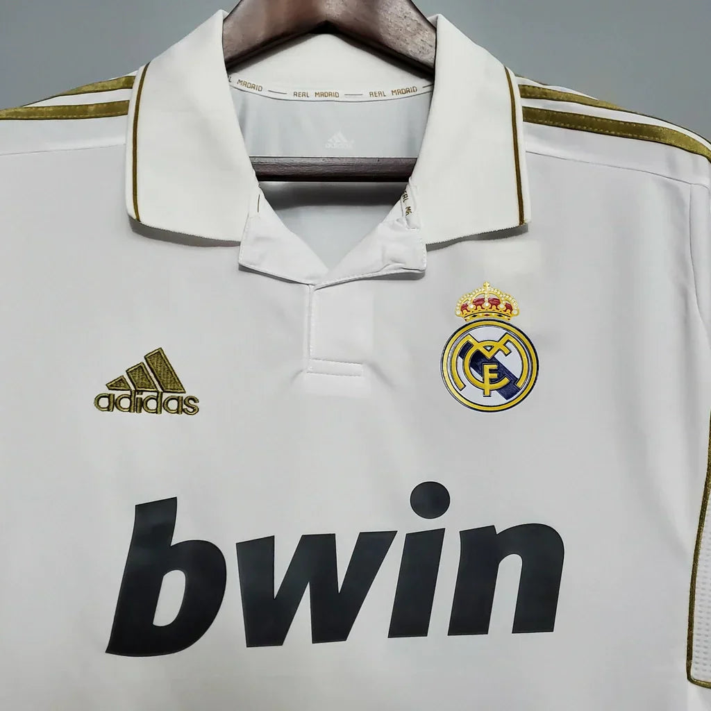 Camisa Retrô Real Madrid I I Adidas 2011/12 Masculino Branco