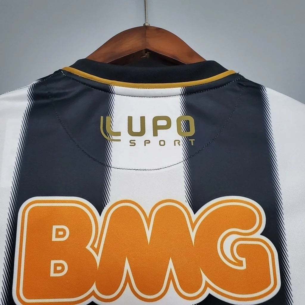 Camisa Atlético Mineiro I Retrô 2013 Patch da Libertadores - Preta e Branca - Lupo