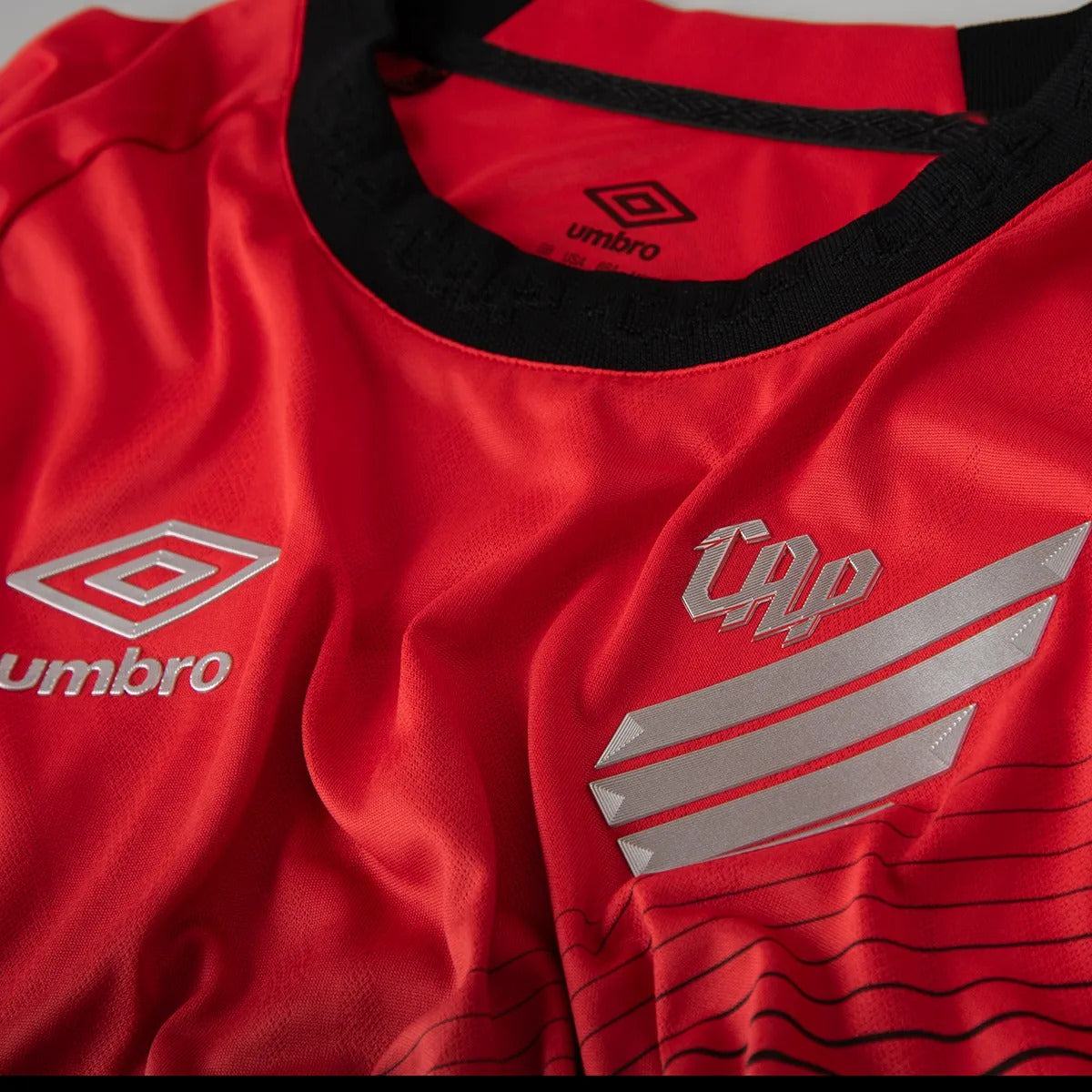 Camisa Athletico Paranaense 2025/26 I Umbro Torcedor - Vermelha e Preta