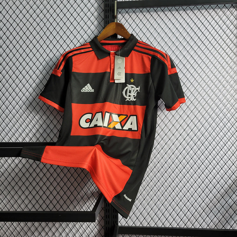 Camisa Retrô Flamengo I 2014/15 Masculino - Preto e Vermelho