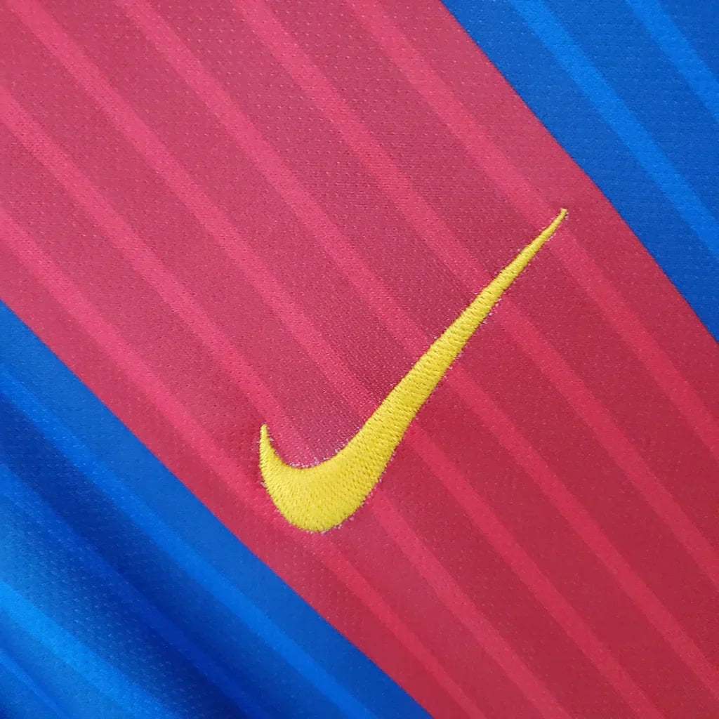 Camisa Retrô Barcelona I I Nike 2016/17 Masculino Azul Grená