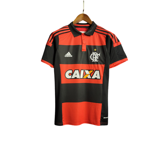 Camisa Retrô Flamengo I 2014/15 Masculino - Preto e Vermelho