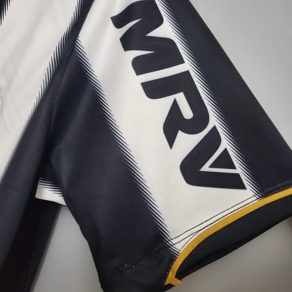 Camisa Atlético Mineiro I Retrô 2013 Patch da Libertadores - Preta e Branca - Lupo