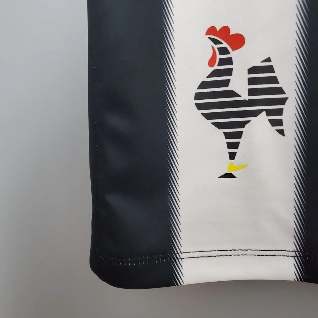 Camisa Atlético Mineiro I Retrô 2013 Patch da Libertadores - Preta e Branca - Lupo