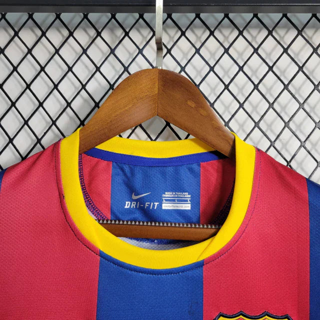 Camisa Barcelona Retrô I I 2010/11 Torcedor Nike Masculino Vermelho e Azul