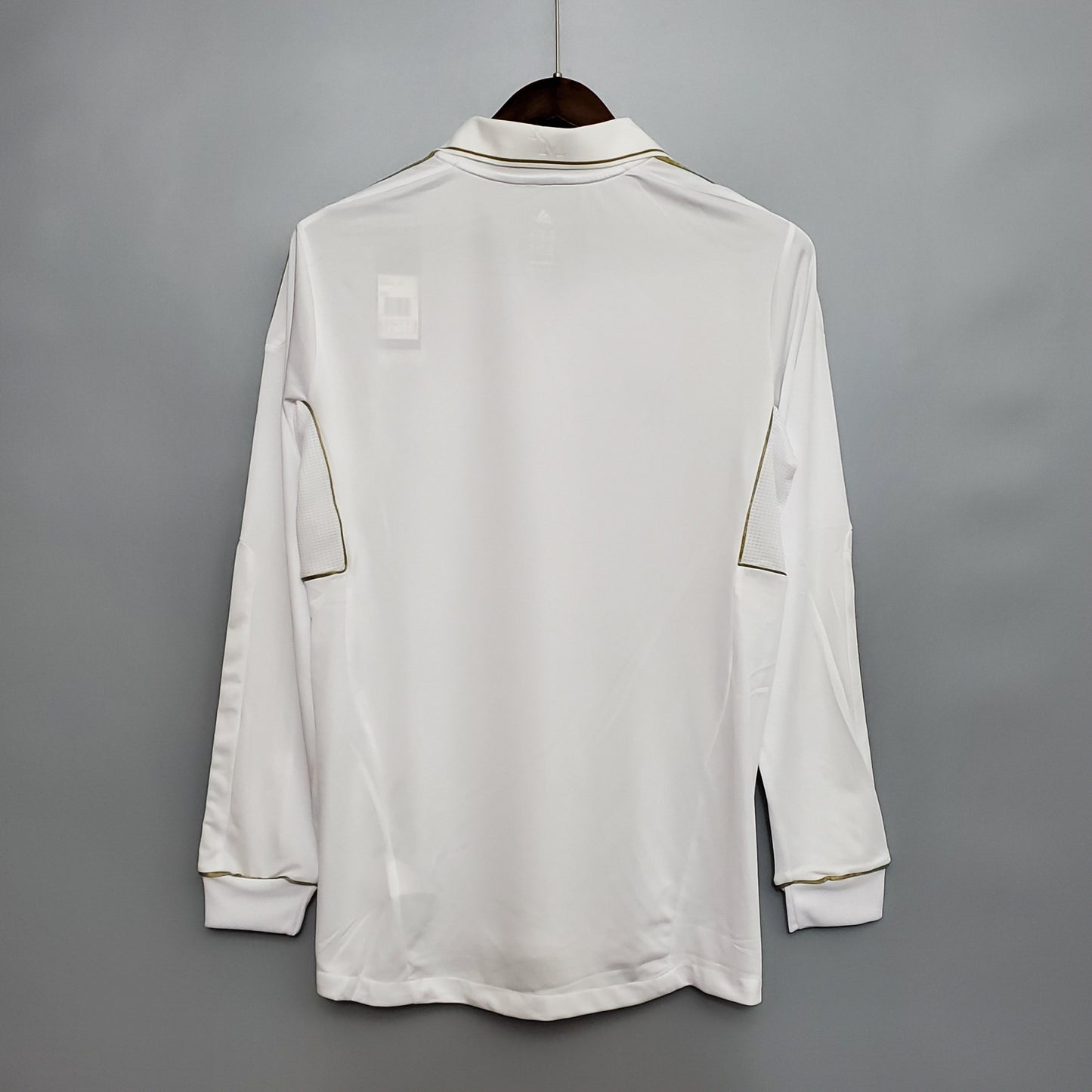 Camisa Retrô Real Madrid Manga Longa I I Adidas 2011/12 Masculino Branco