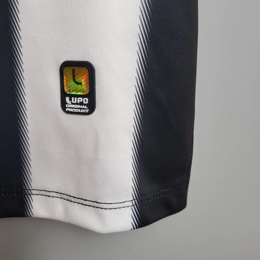 Camisa Atlético Mineiro I Retrô 2013 Patch da Libertadores - Preta e Branca - Lupo