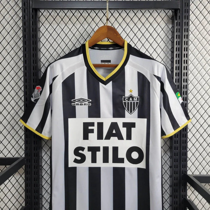 Camisa Atlético Mineiro I Retrô 2003 Preta e Branca - Umbro