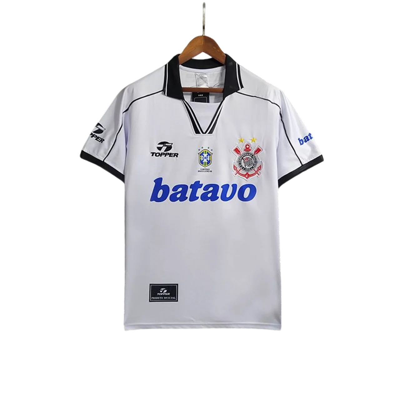 Camisa Corinthians Retrô 1999 II Topper Masculina - Branco