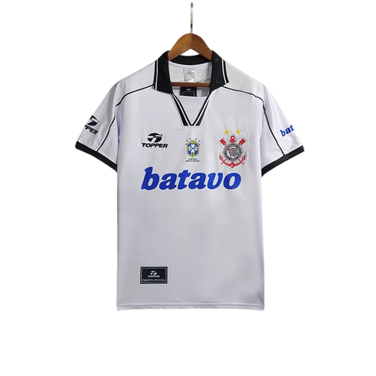 Camisa Corinthians Retrô 1999 II Topper Masculina - Branco
