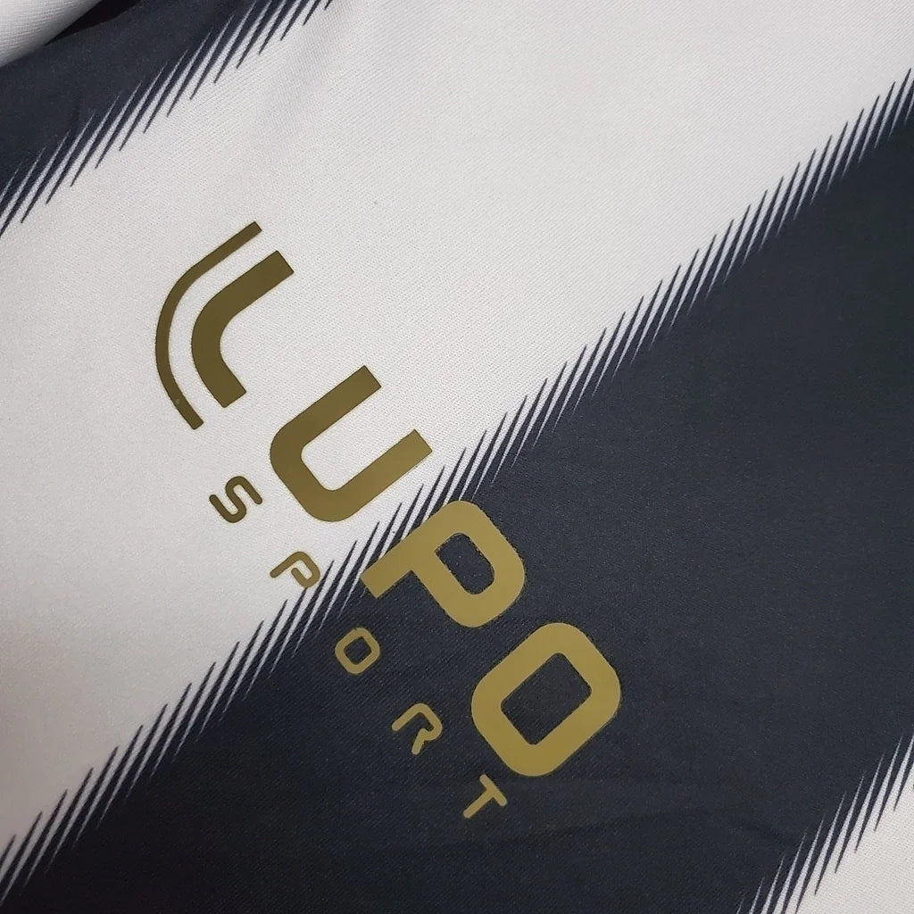 Camisa Atlético Mineiro I Retrô 2013 Patch da Libertadores - Preta e Branca - Lupo