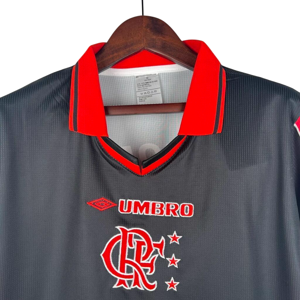 Camisa Retrô Flamengo III 1999/00 Masculino - Preto