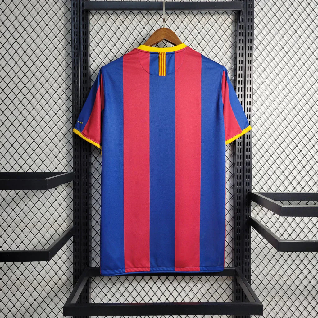 Camisa Barcelona Retrô I I 2010/11 Torcedor Nike Masculino Vermelho e Azul