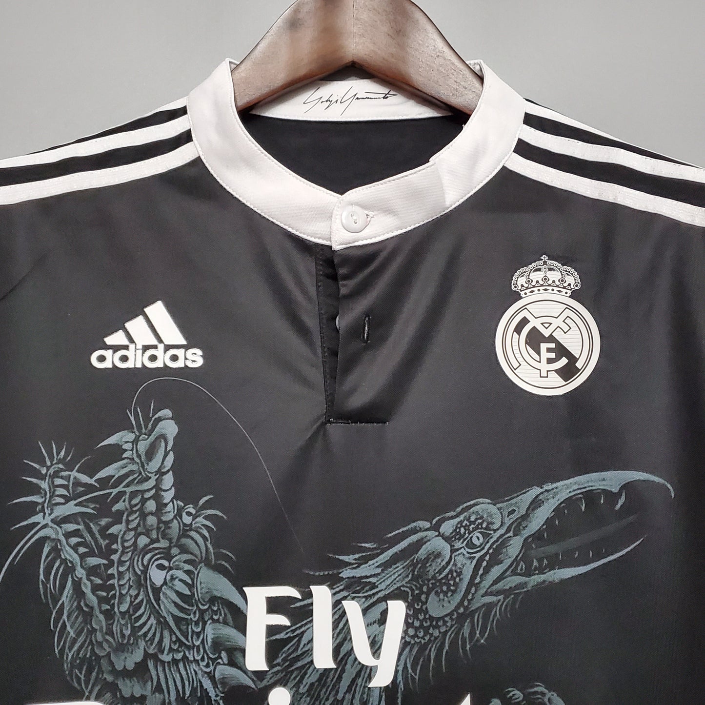 Camisa Manga Longa Real Madrid III 14/15 Adidas - Preto