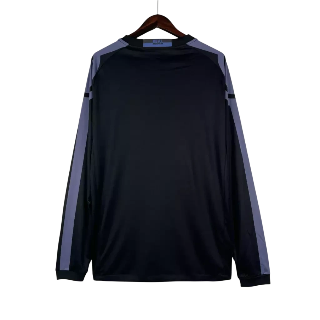 Camisa Real Madrid III III 2016/17 Adidas Retrô Manga Longa - Preto