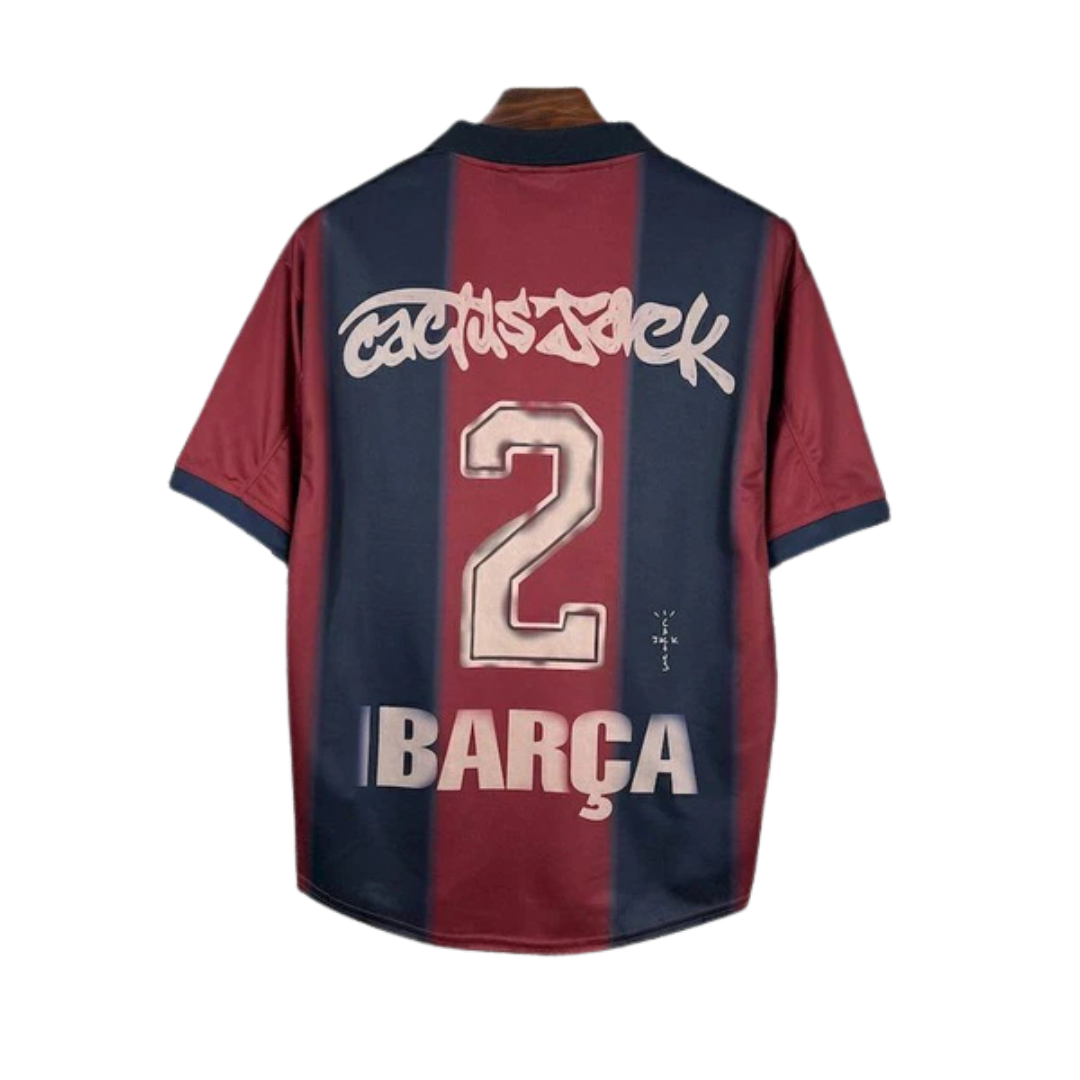 Camisa Barcelona Cactus Jack I 2000/01 Retrô