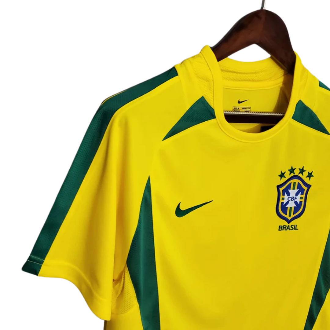 Camisa Retrô Seleção Brasil 2002/02 I