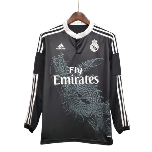 Camisa Manga Longa Real Madrid III 14/15 Adidas - Preto