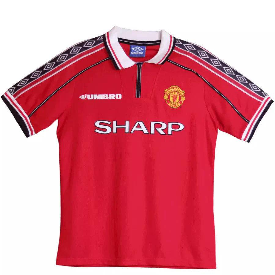 Camisa Retrô Manchester United I 1998/99 Nike Masculino - Vermelho