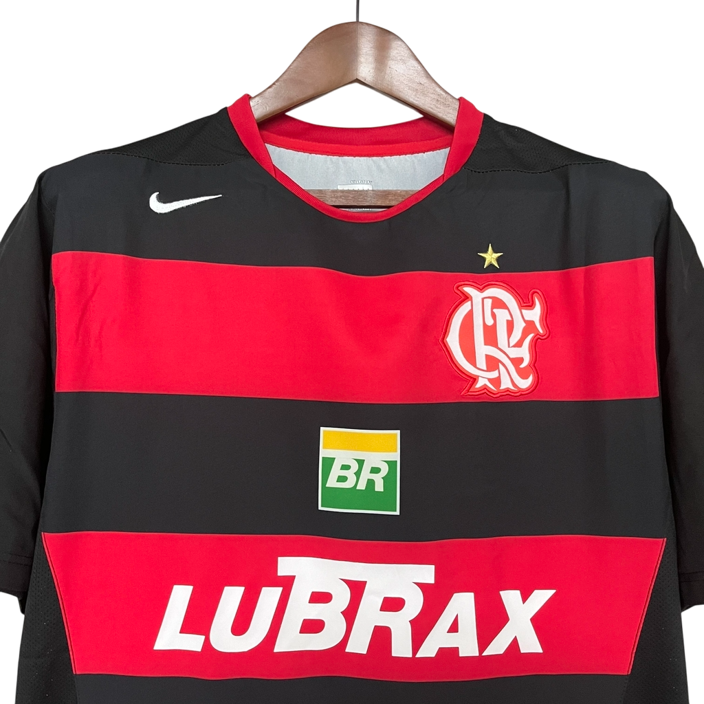 Camisa Retrô Flamengo I 2005/06 Masculino - Preto e Vermelho