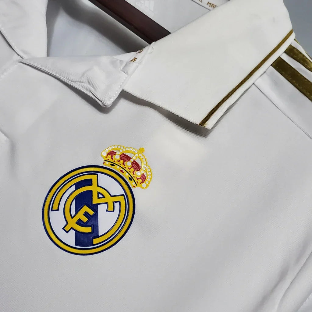 Camisa Retrô Real Madrid I I Adidas 2011/12 Masculino Branco