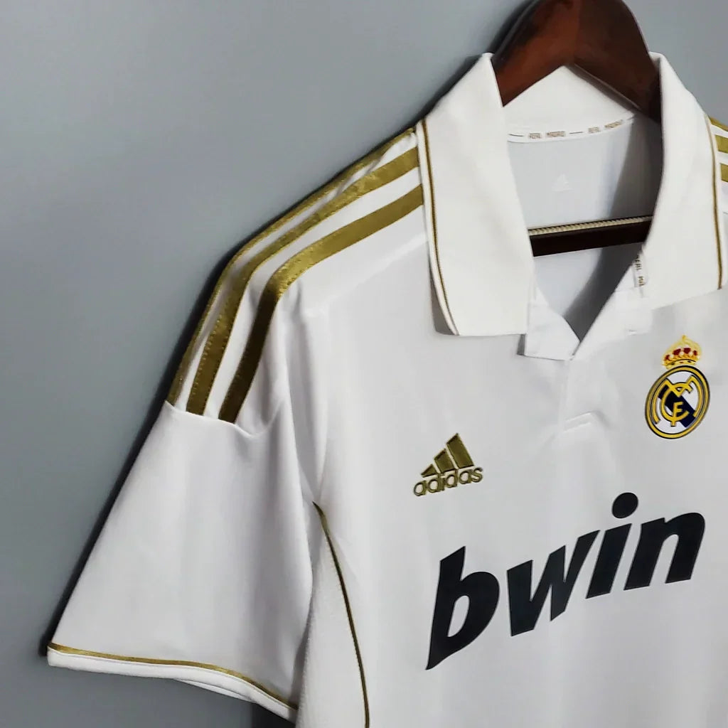 Camisa Retrô Real Madrid I I Adidas 2011/12 Masculino Branco