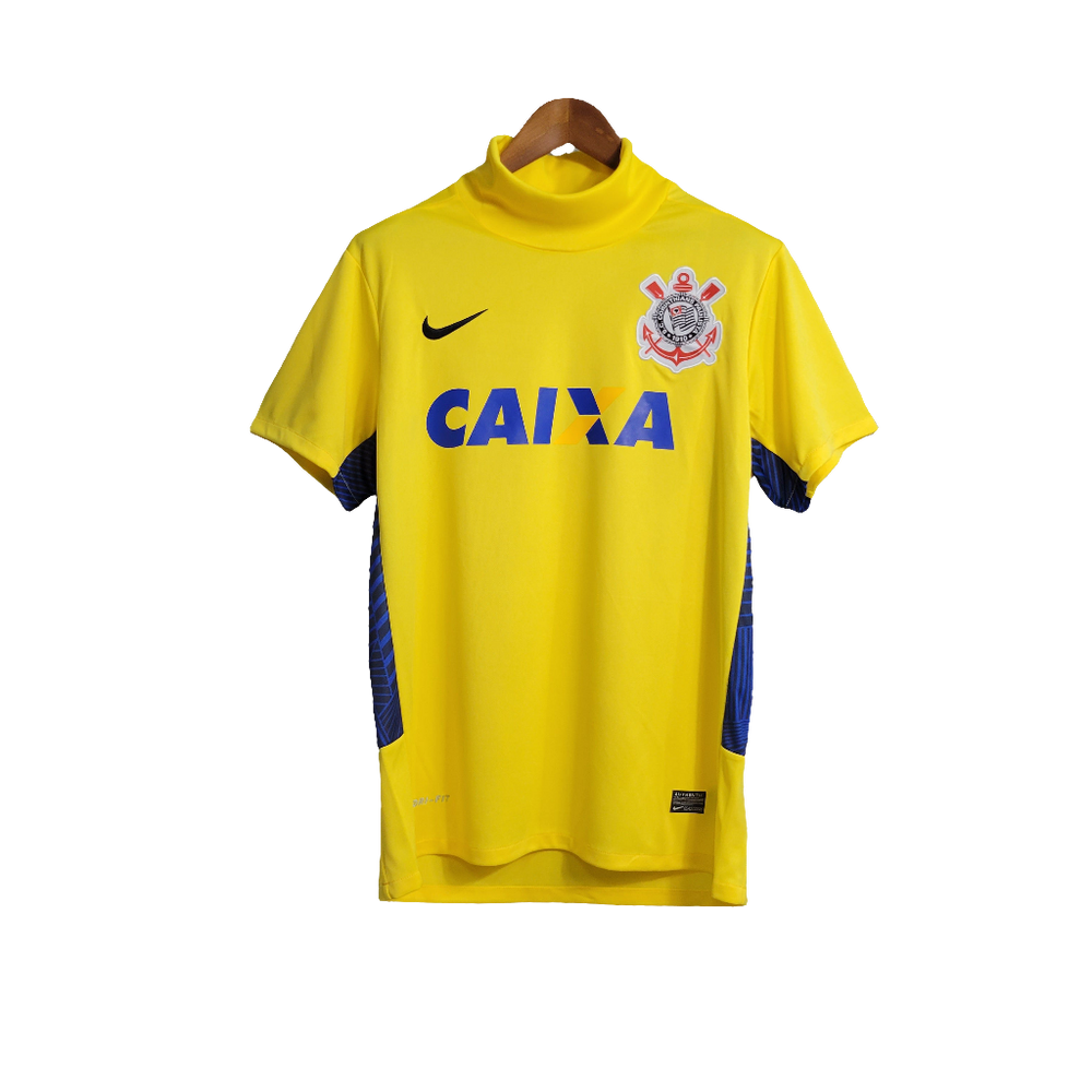 Camisa Corinthians Retrô 2014/15 II Nike Masculina - Amarela e Azul