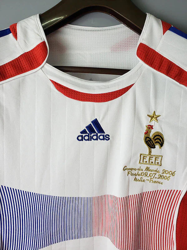 Camisa Retrô França II II Adidas 2006/07 Masculino Branco