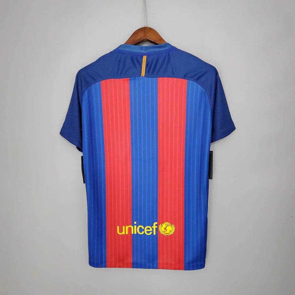 Camisa Retrô Barcelona I I Nike 2016/17 Masculino Azul Grená