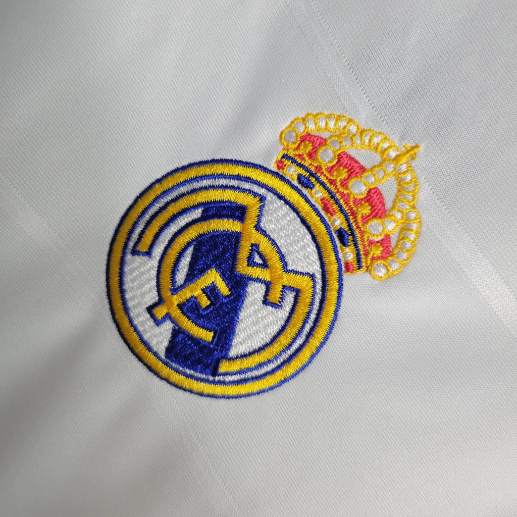 Camisa Retrô Real Madrid Manga Longa I Adidas I 2013/14 Masculino Branco