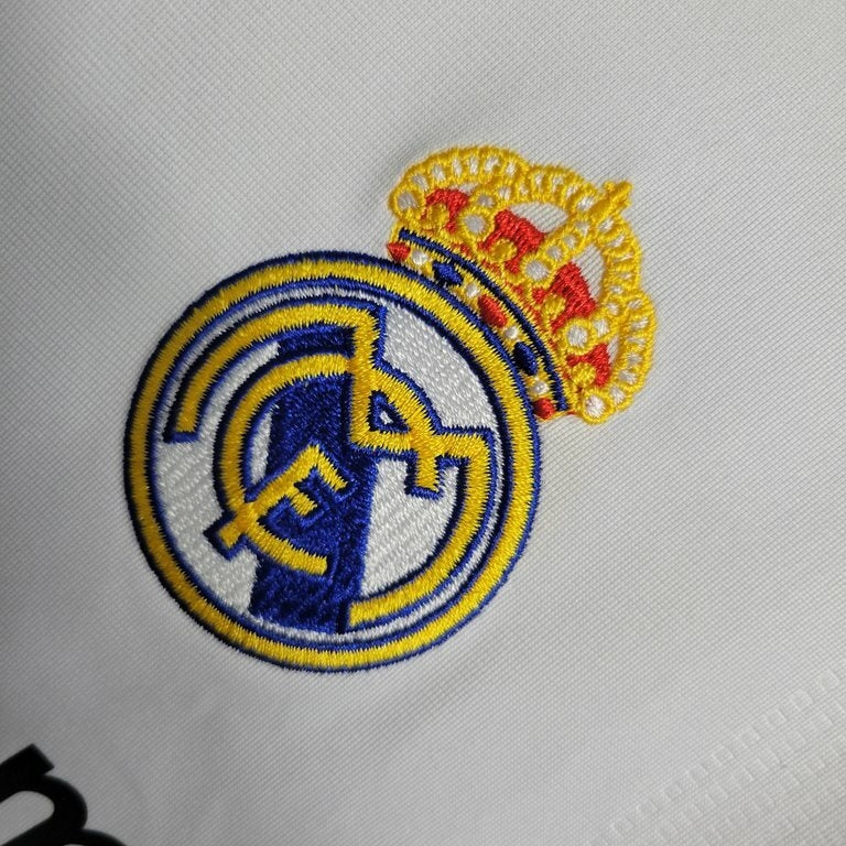 Camisa Manga Longa Real Madrid Retrô 09/10 Adidas Masculino - Branco