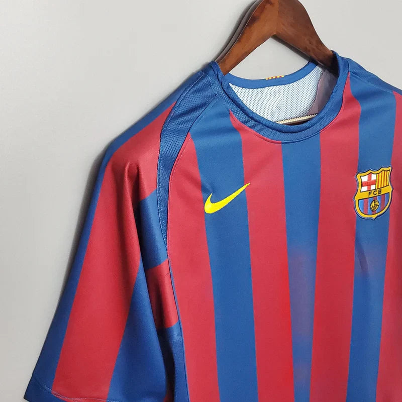 Camisa Retrô FC Barcelona 2006/06 I Champions League Edition