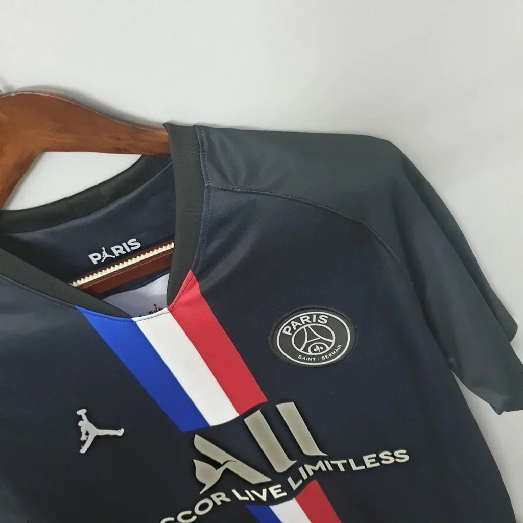 Camisa Retrô PSG III II Fourth 2019/20 Masculino Preto