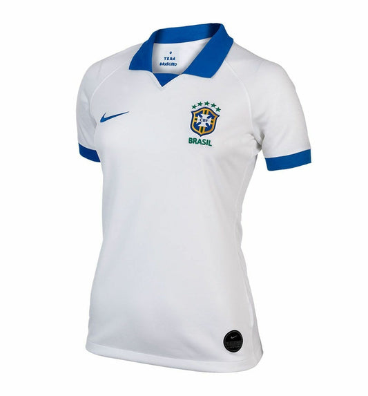 Camisa Retrô Seleção Brasil 2019/20 III Feminino - Branco