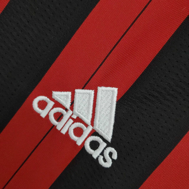 Camisa Retrô Milan I I Adidas 2013/14 Masculino Vermelho e Preto