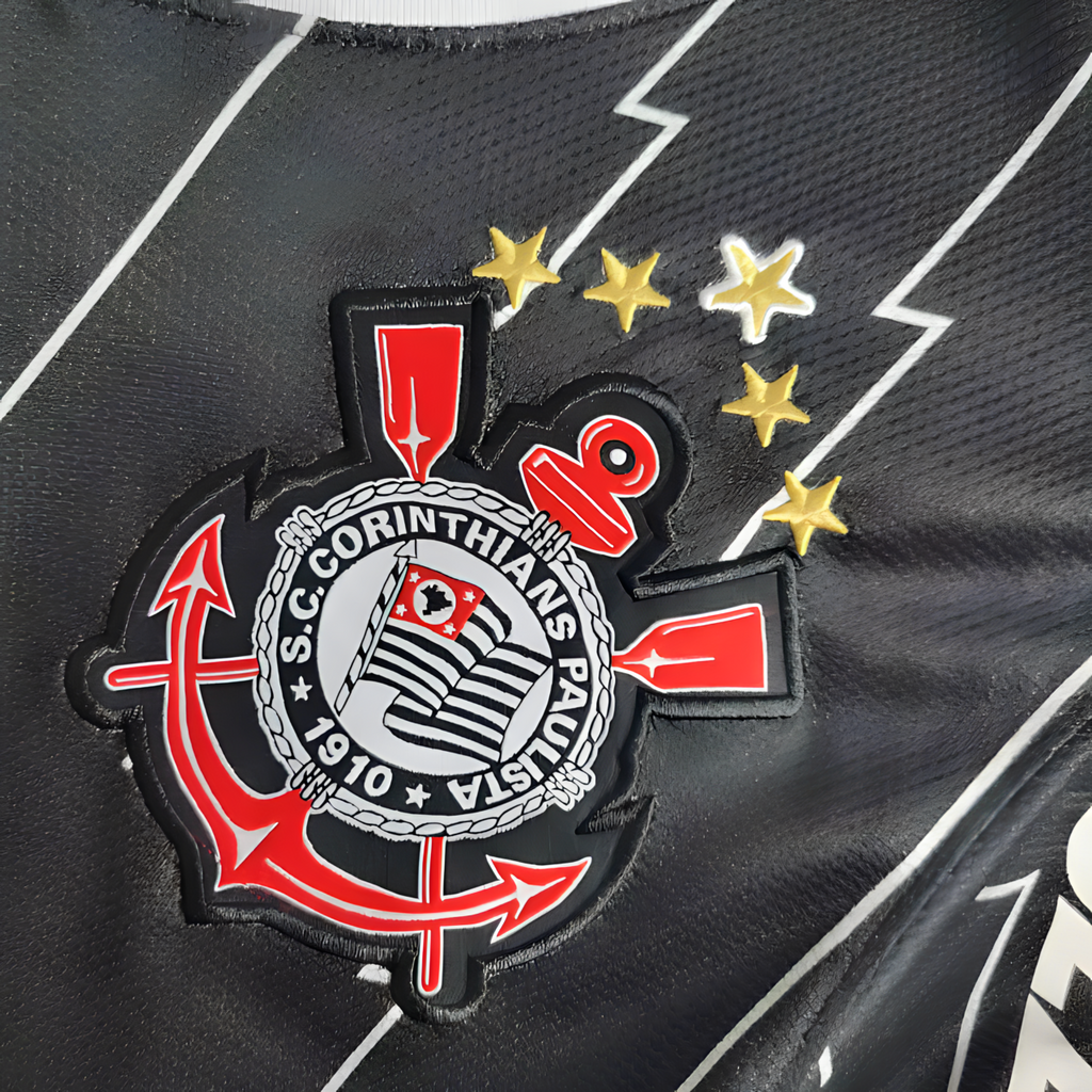 Camisa Corinthians Retrô 2012/13 I Nike Masculina - Preto