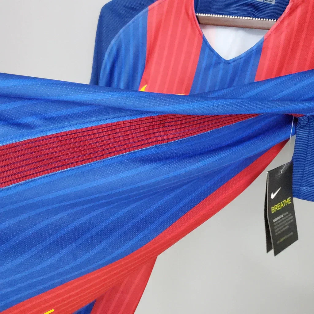 Camisa Retrô Barcelona I I Nike 2016/17 Masculino Azul Grená