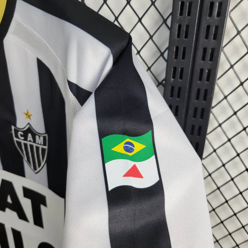 Camisa Atlético Mineiro I Retrô 2003 Preta e Branca - Umbro