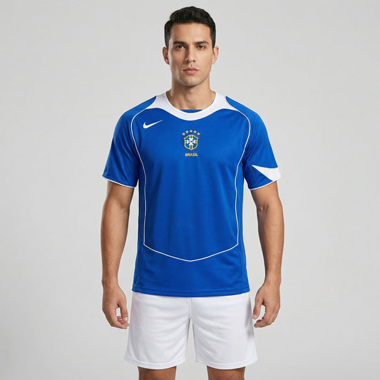 Camisa Nike Brasil 2004/05 Retrô Masculina