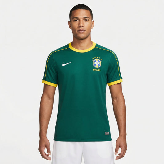Camisa Nike Brasil 1998 Goleiro Retrô Masculina