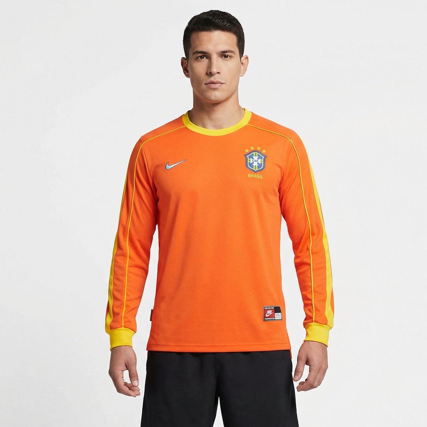 Camisa Nike Brasil Goleiro 1998/99 Retrô Masculina