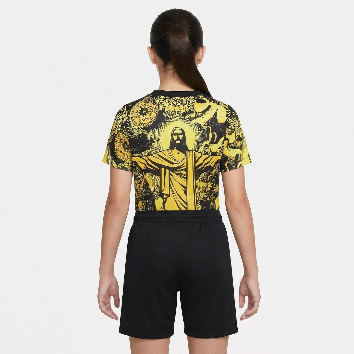 Conjunto Infantil Nike Brasil Feminino 2024/2025 Edição Especial